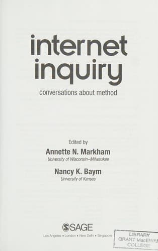 Tapa de Internet inquiry