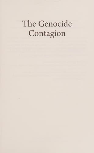 Tapa de Genocide Contagion
