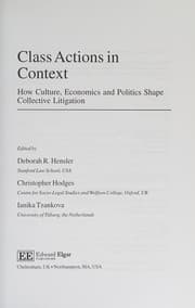 Tapa de Class Actions in Context