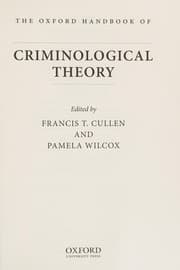 Tapa de The Oxford handbook of criminological theory