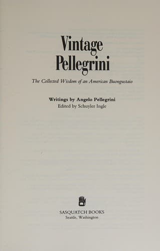 Tapa de Vintage Pellegrini