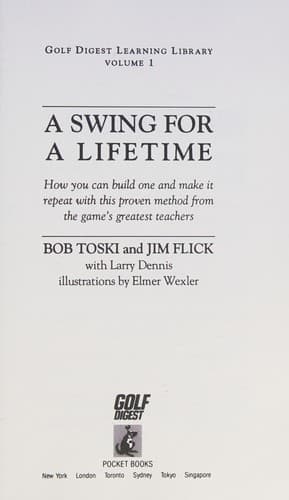 Tapa de A swing for a lifetime