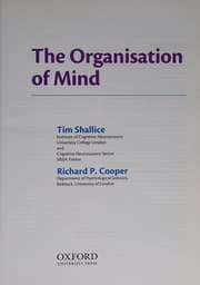 Tapa de The organisation of mind