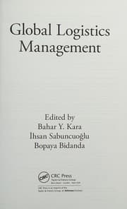 Tapa de Global Logistics Management