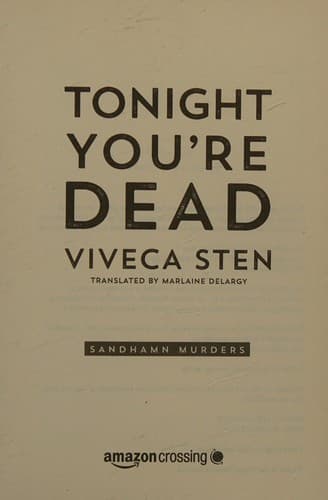 Tapa de Tonight You're Dead