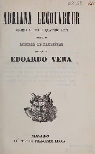 Tapa de Adriana Lecouvreur