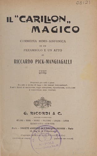 Tapa de Il "carillon" magico