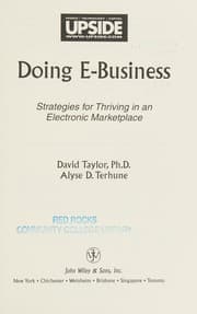 Tapa de Doing e-business