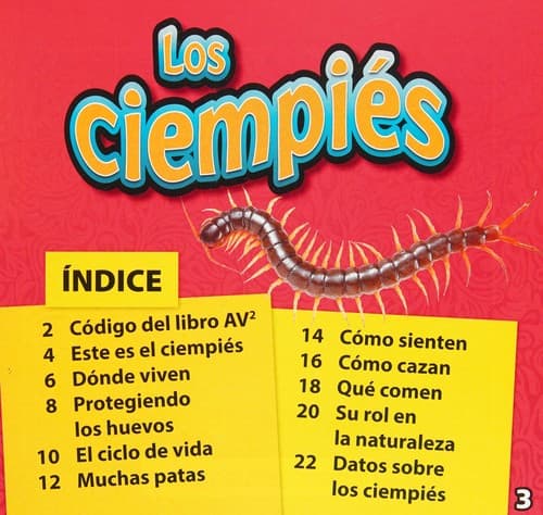 Tapa de Los Ciempies (Centipedes)