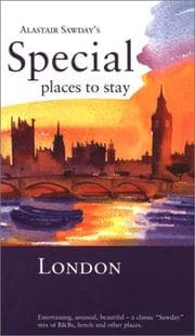 Tapa de Special Places to Stay London (Special Places to Stay)