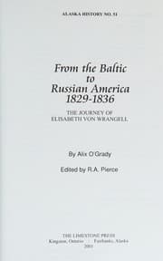 Tapa de From the Baltic to Russian America, 1829-1836