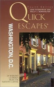 Tapa de Quick escapes Washington, D.C.