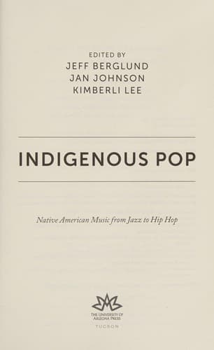 Tapa de Indigenous pop