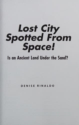 Tapa de Lost city spotted from space!