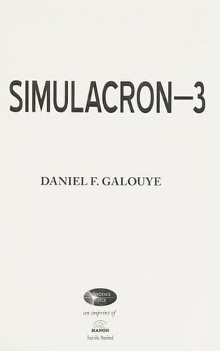 Tapa de Simulacron-3