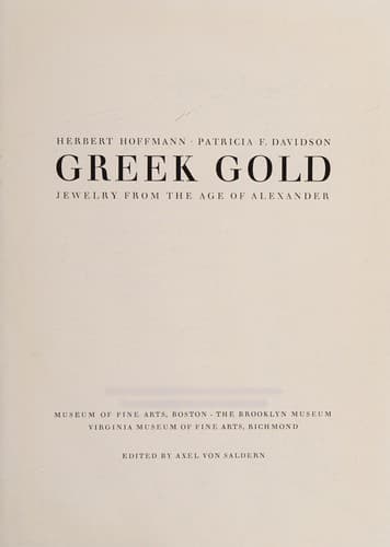 Tapa de Greek gold