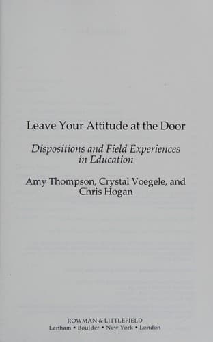Tapa de Check Your Attitude at the Door