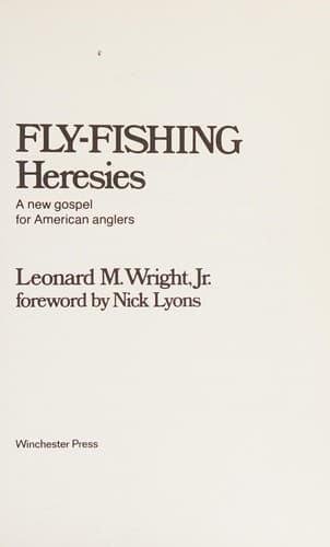 Tapa de Fly-fishing heresies