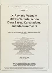 Tapa de X-ray and vacuum ultraviolet interaction data bases, calculations, and measurements, 14-15 January 1988, Los Angeles, California