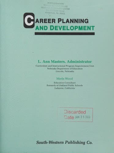 Tapa de Career planning and development