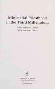 Tapa de Ministerial priesthood in the third millennium