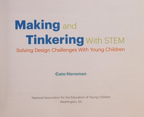 Tapa de Making and Tinkering with STEM