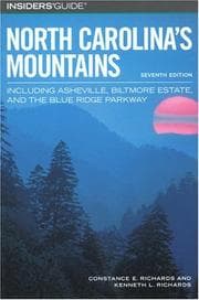 Tapa de Insiders' guide to North Carolina's mountains