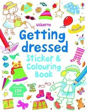 Tapa de Getting Dressed Sticker and Colouring Book