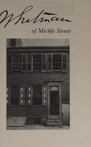 Tapa de Walt Whitman of Mickle Street