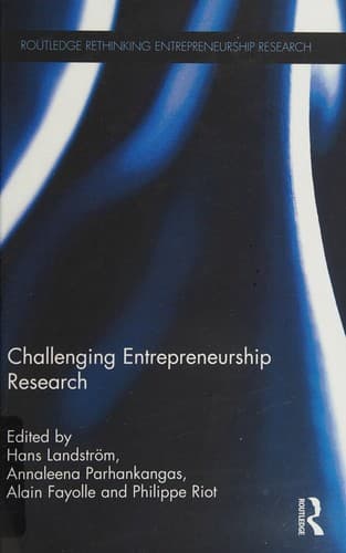 Tapa de Challenging Entrepreneurship Research