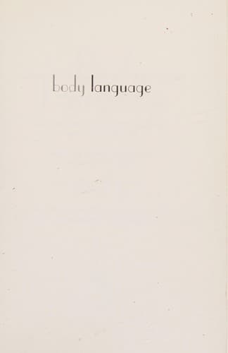 Tapa de Body language