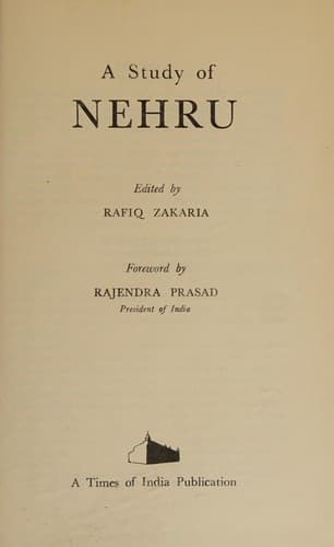 Tapa de A study of Nehru