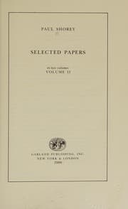 Tapa de Selected papers