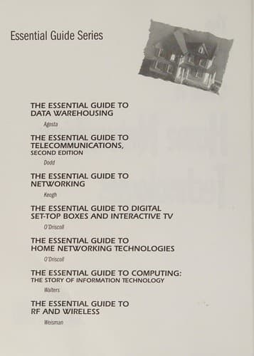 Tapa de The essential guide to home networking technologies