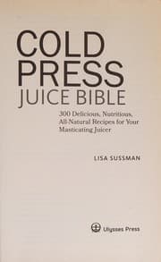 Tapa de Cold Press Juice Bible