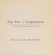 Tapa de The tao of forgiveness