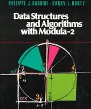 Tapa de Data structures and algorithms with Modula-2