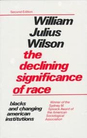 Tapa de The declining significance of race