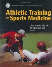 Tapa de Athletic Training and Sports Medicine