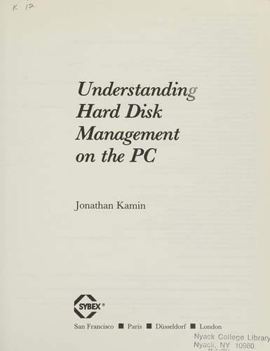 Tapa de Understanding hard disk management on the PC