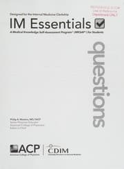 Tapa de IM Essentials Questions