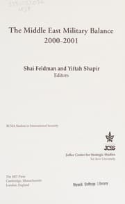 Tapa de The Middle East military balance, 2000-2001