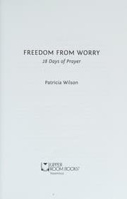 Tapa de Freedom from worry