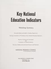 Tapa de Key National Education Indicators