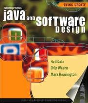 Tapa de Introduction to Java and Software Design
