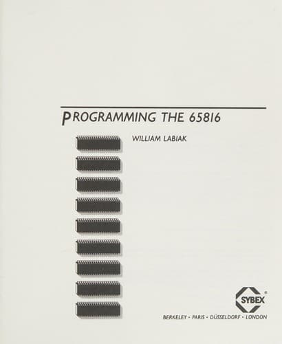 Tapa de Programming the 65816