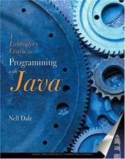 Tapa de A Laboratory Course for Programming in Java (Jones and Bartlett Books in Computer Science.) (Jones and Bartlett Books in Computer Science.)