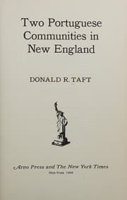 Tapa de Two Portuguese communities in New England