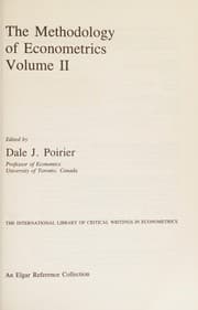Tapa de The Methodology of econometrics