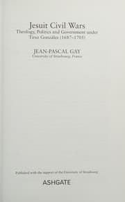 Tapa de Jesuit civil wars